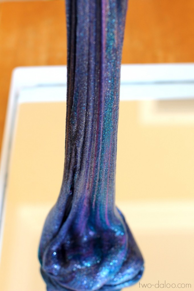 Stretchy galaxy slime