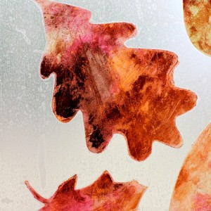 Fall Leaves Resist Art Suncatcher
