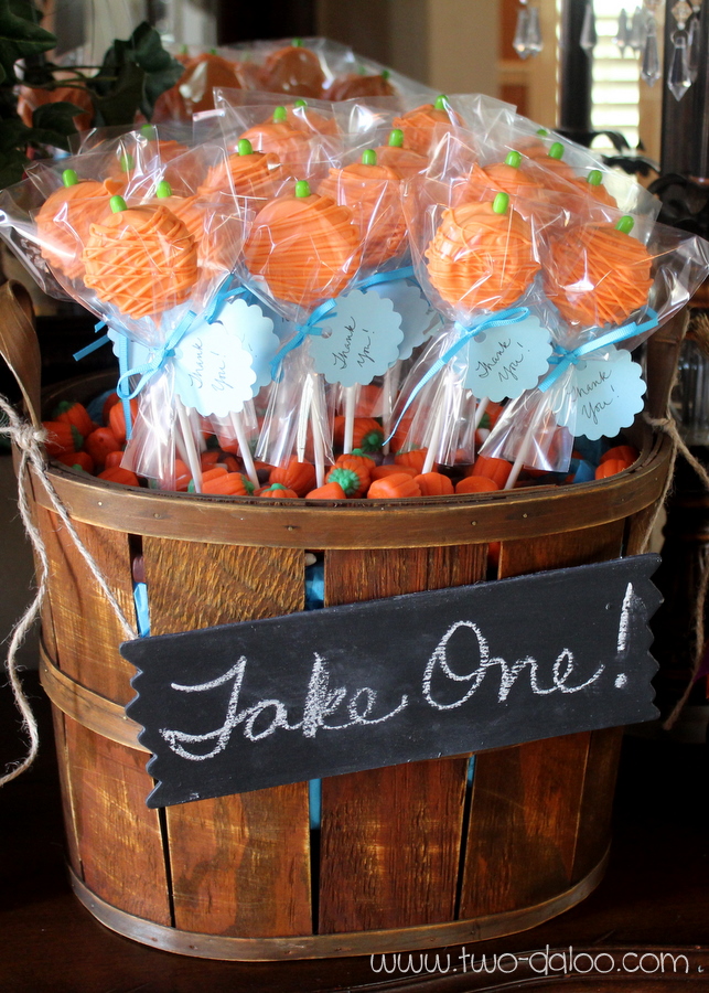 Pumpkin Party Favors