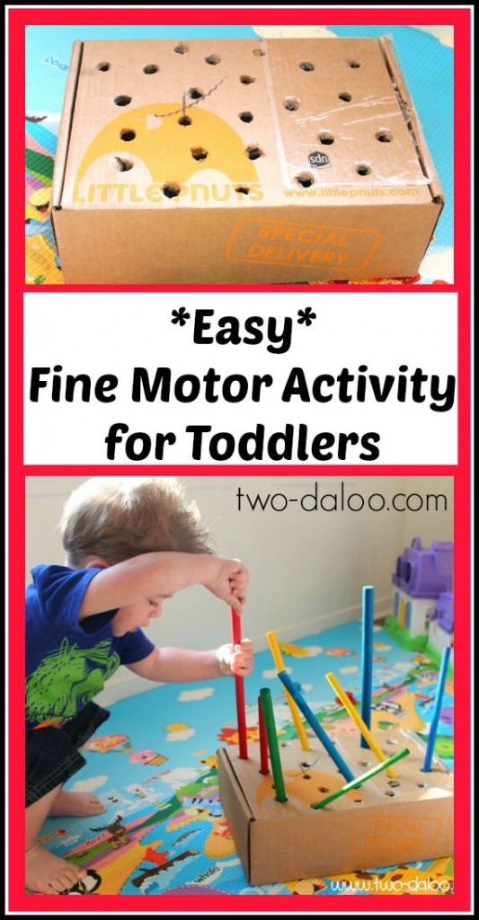 Easy Fine Motor Activity for Toddlers
