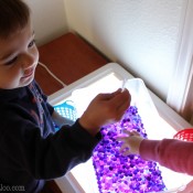 Goodnight Moon Light Box Activities @ Twodaloo