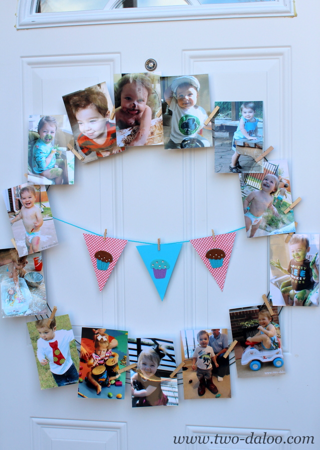 Decorating a Party with Photos at Twodaloo (two-daloo.com)