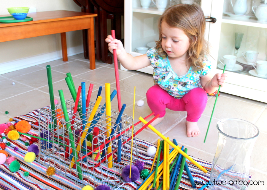 Toddler Wire Basket Sculpture @ Twodaloo (two-daloo.com)