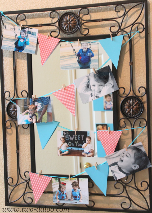 Decorating a Party with Photos at Twodaloo (two-daloo.com)