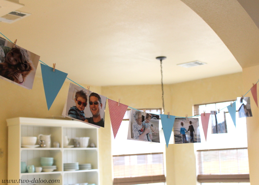 Decorating a Party with Photos at Twodaloo (two-daloo.com)