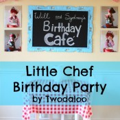 Little Chef Birthday Party at Twodaloo (www.two-daloo.com)