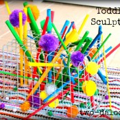Toddler Wire Basket Sculpture @ Twodaloo (two-daloo.com