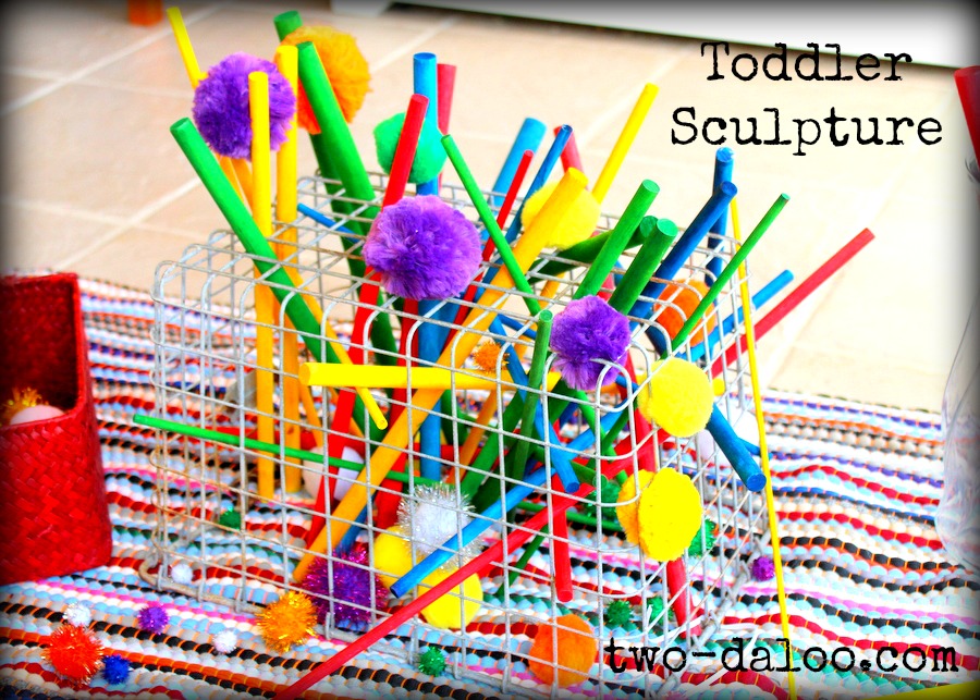 Toddler Wire Basket Sculpture @ Twodaloo (two-daloo.com)