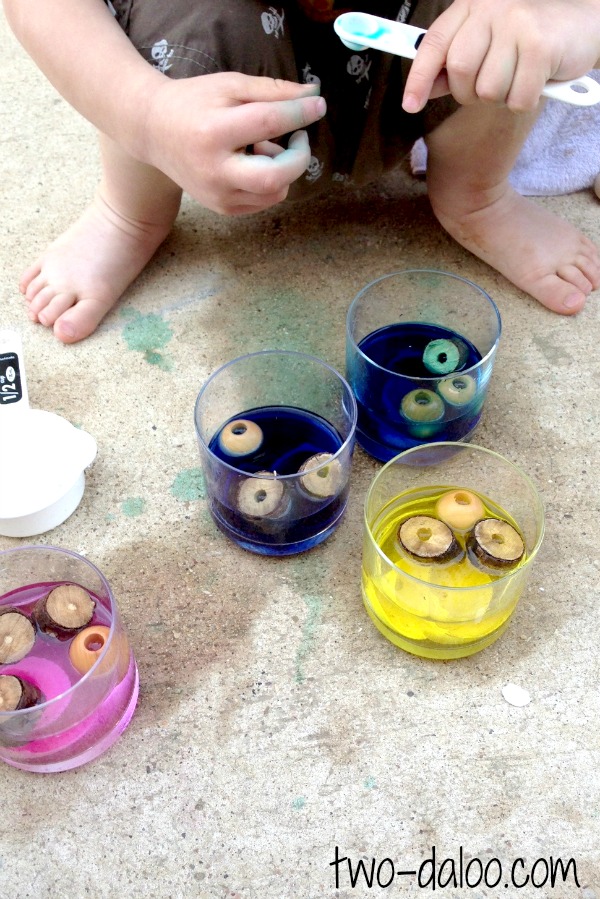 Dyed Nature Necklaces at Twodaloo!