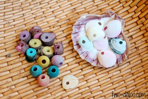 Dyed Nature Necklaces at Twodaloo!