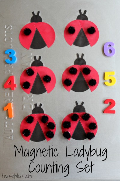 Magnetic Ladybug Counting Game