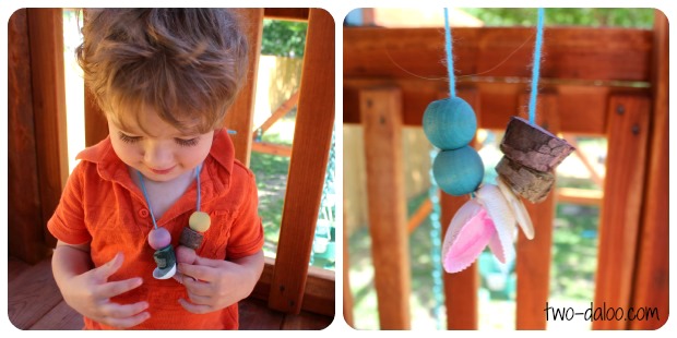 Dyed Nature Necklaces at Twodaloo!