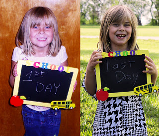 First/Last Day of School Chalkboard from We Made That