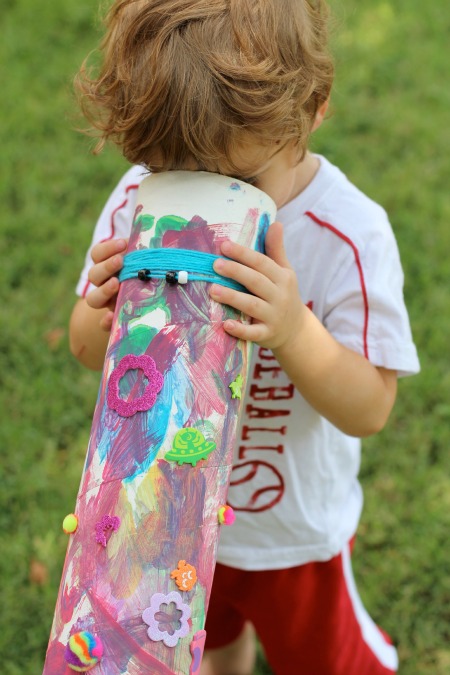 Make a DIY Didgeridoo with instructions from Daria Music- easy enough for even toddlers to make!