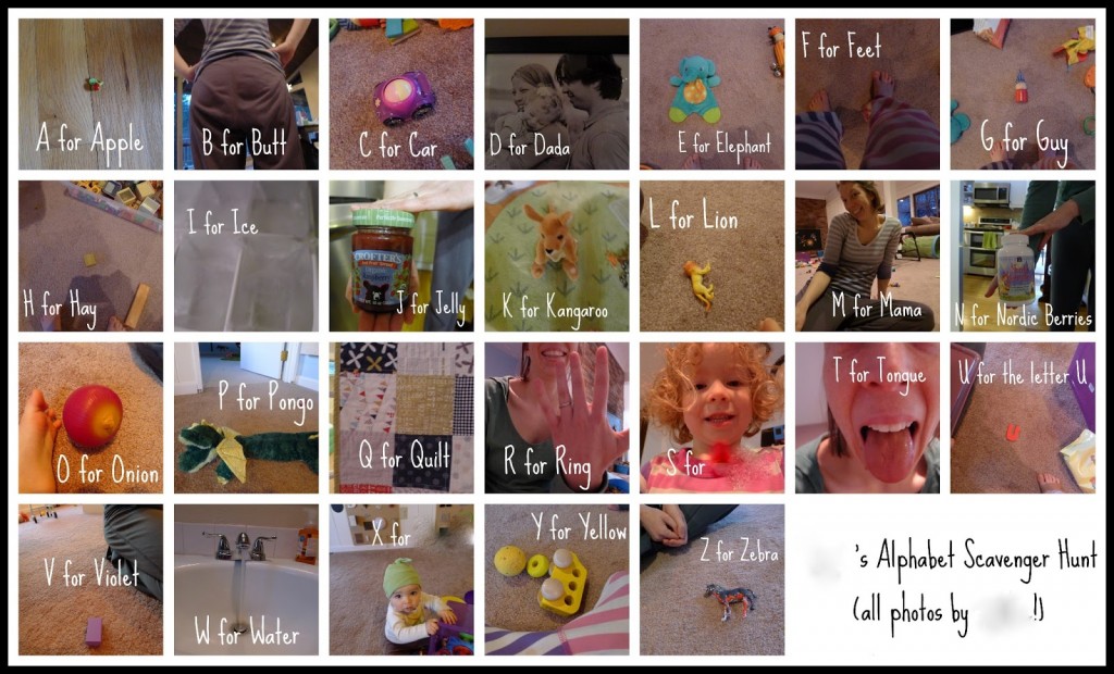 Alphabet Scavenger Hunt from Fun at Home With Kids Alphabet Scavenger Hunt from Fun at Home With Kids
