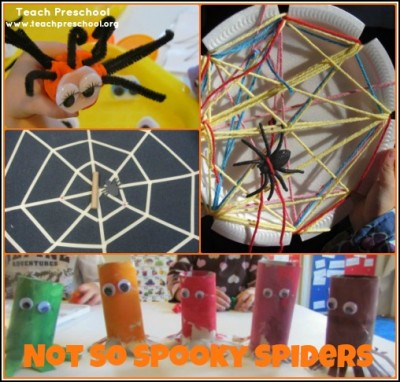 Not So Spooky Spiders from Teach Preschool