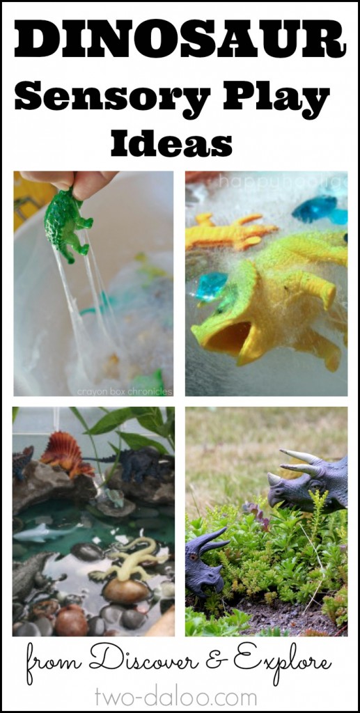 Dinosaur Sensory Play Ideas