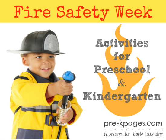 fire-safety-week-in-preschool from Pre-k Pages