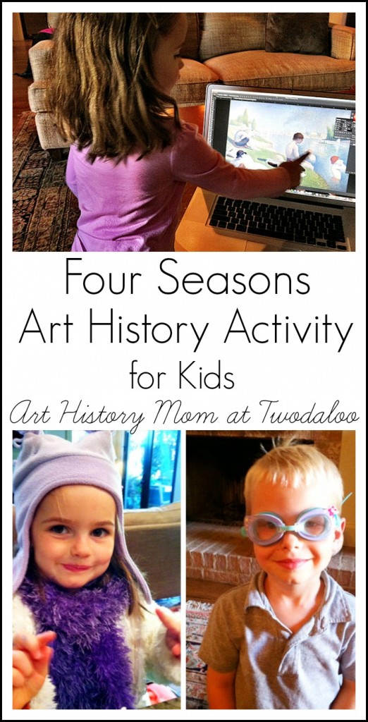 Four Seasons Art History Activity for Kids
