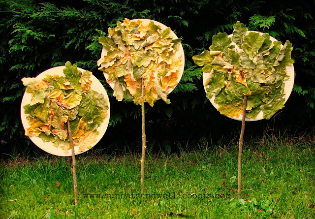 Autumn Stick Trees from Sun Hats & Wellie Boots