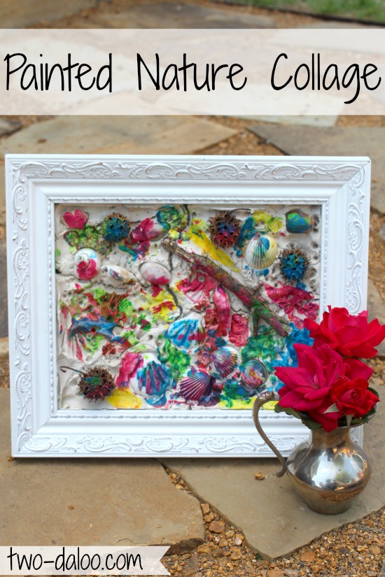 Painted Nature Collage from Twodaloo