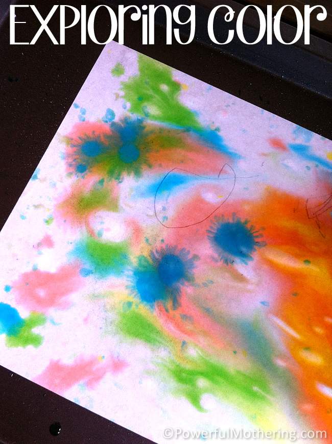 Exploring Color With Preschoolers from Powerful Mothering
