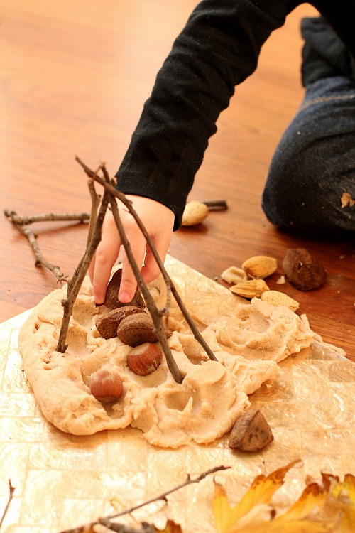 Almond Spice Playdough from Twodaloo