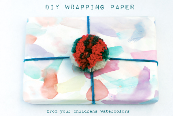 Watercolor Wrapping Paper by petit a petit and family