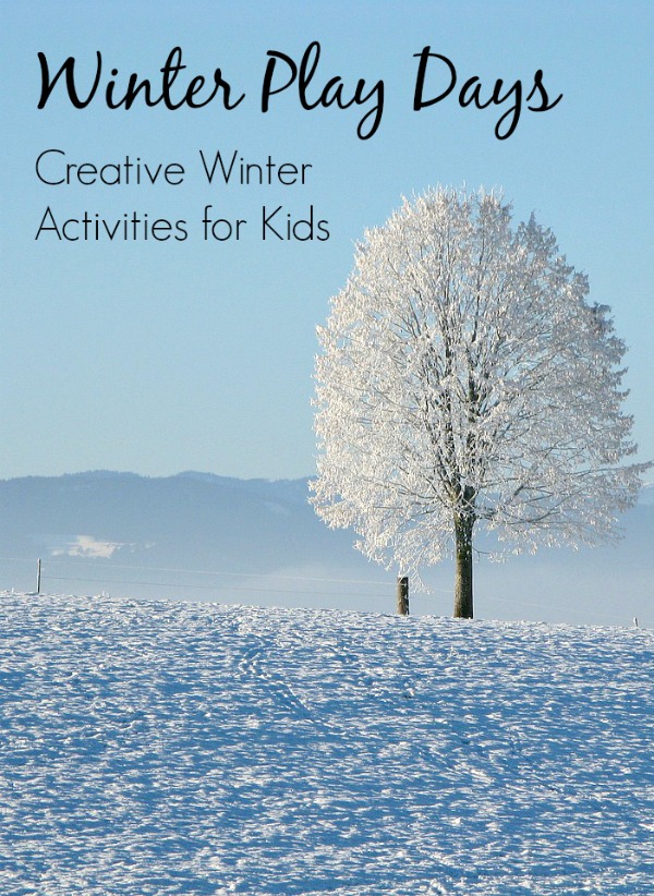 Winter Play Days Series...fun winter activities for toddlers and preschoolers