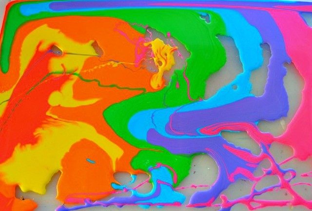 Rainbow Oobleck from Blog Me Mom
