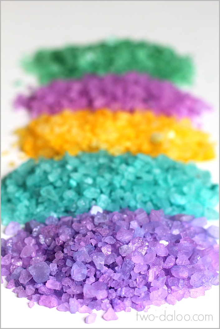 Sparkly Rainbow Crystals from Twodaloo