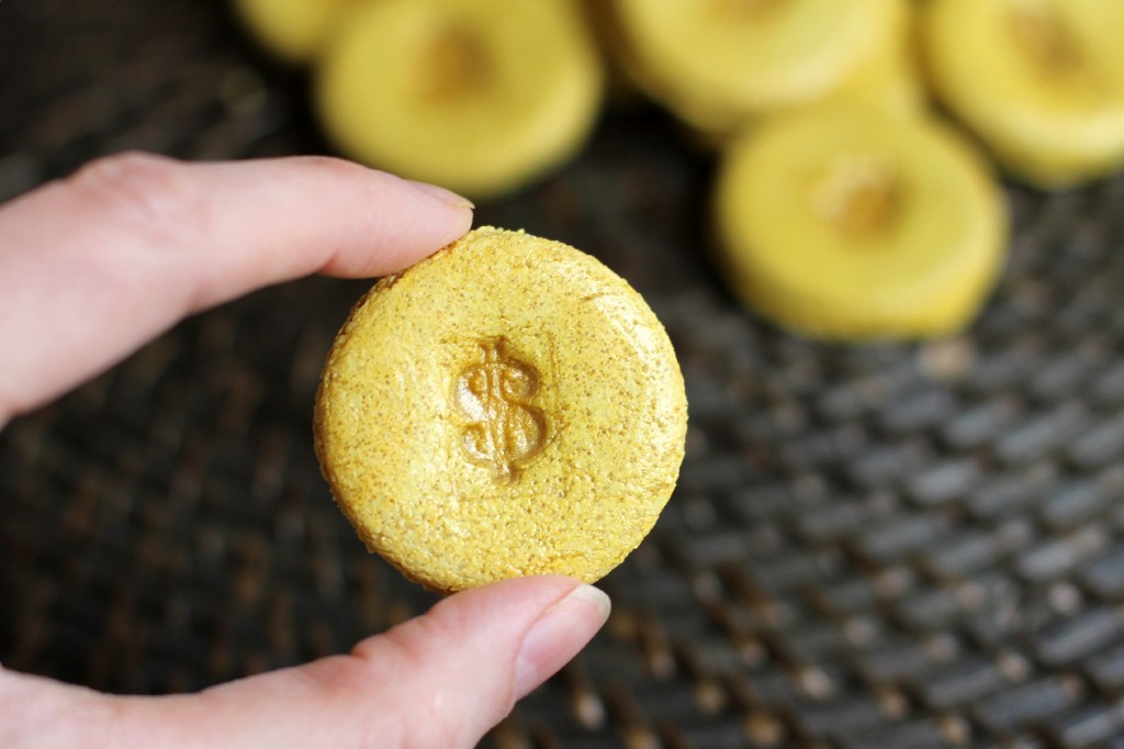 DIY Salt Dough Coin with Natural Dye