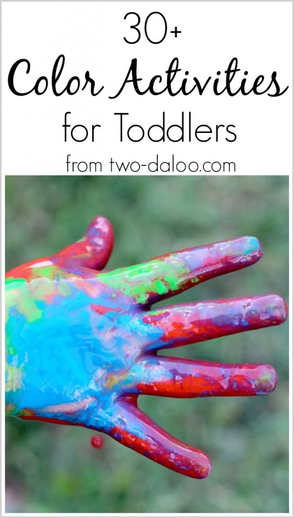 30 colorful activities for toddlers