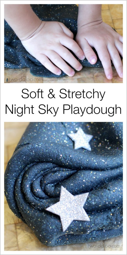 Stretchy Night Sky Playdough