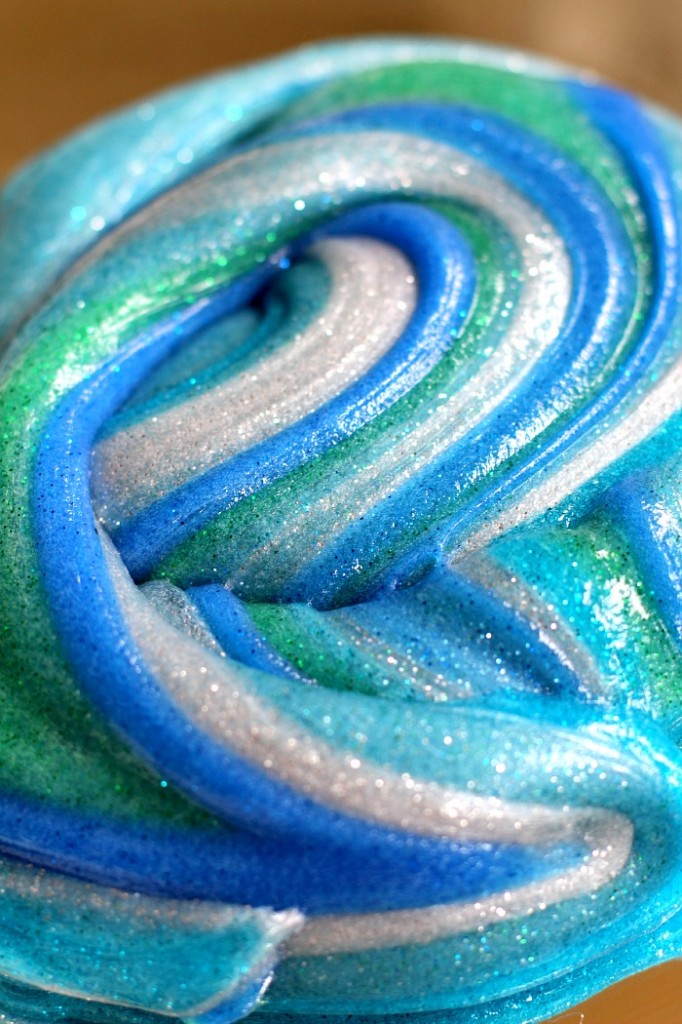 Ocean Swirl Glitter Slime from Twodaloo Ocean Swirl Glitter Slime from Twodaloo